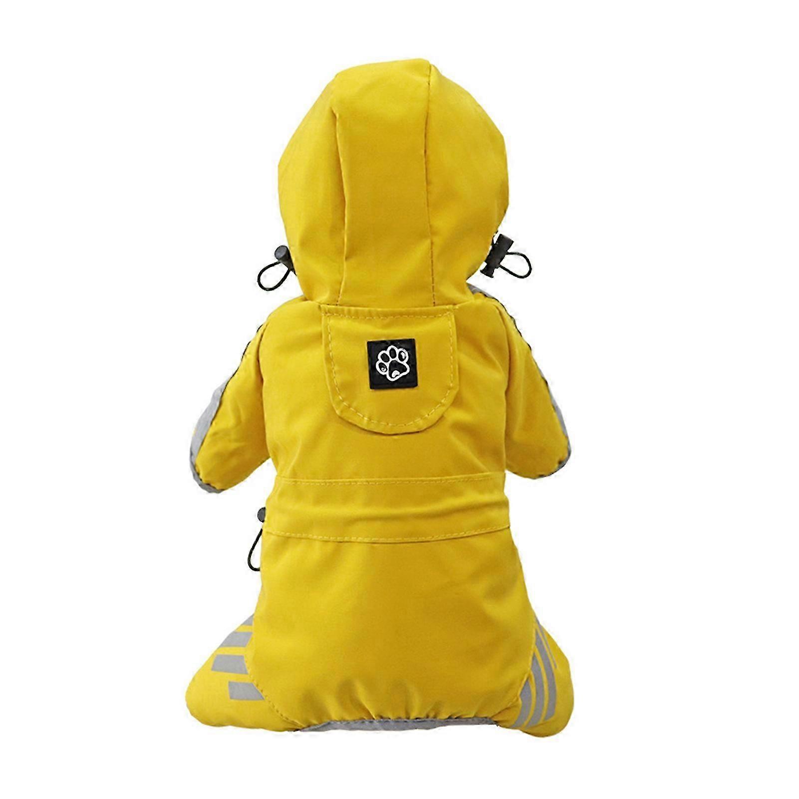 Adjustable Four-Leg Dog Raincoat Waterproof Reflective