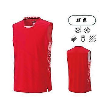 Mens Badminton Sleeveless Jersey Quick-Dry Breathable Sport Vest Training Competition