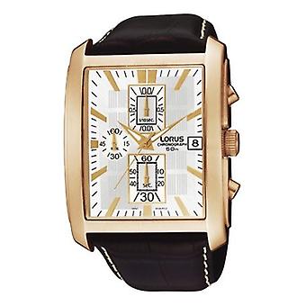 Lorus Watches Quartz Analog Men Watch with Cowhide Bracelet RM318BX