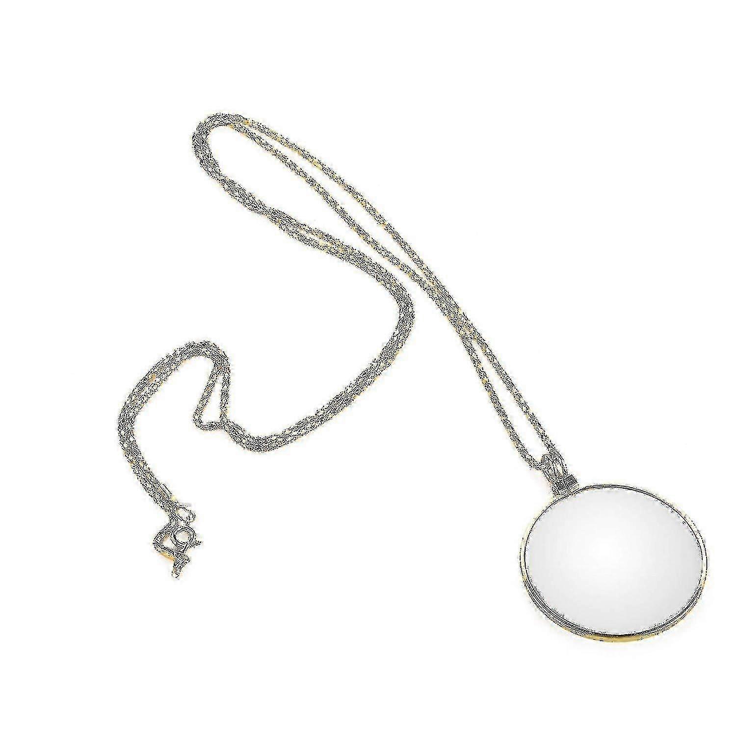 5X Optical Magnifier Sweater Necklace