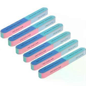Professional Nail File Buffer Blocks 12pcs 6-Sided Multi-Step Nail Files Smoother Home and Salon Use