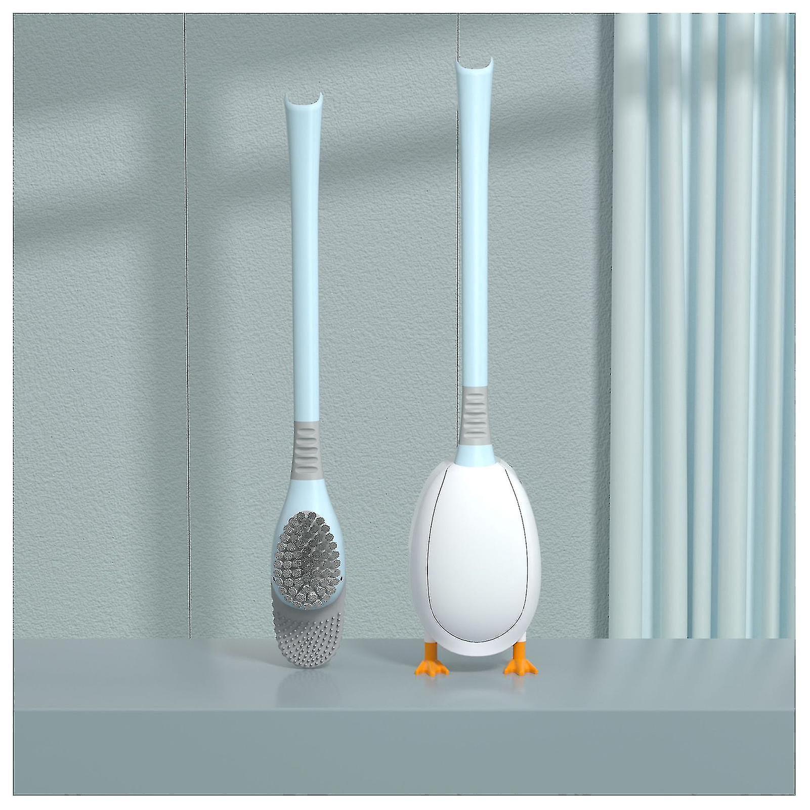 Wall Mounted Toilet Brush Set Household Automatic Opening And Closing
