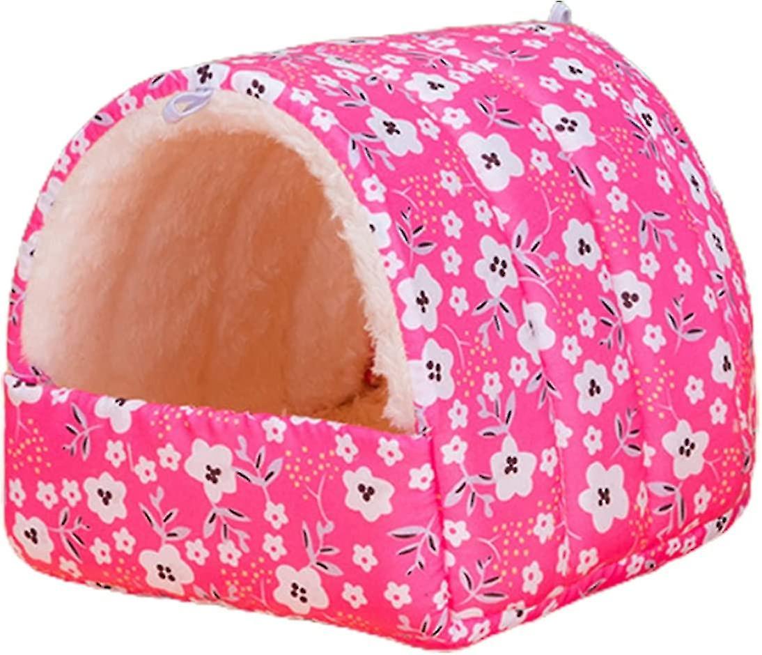 Pet Nest - Cartoon Pattern Keep Warm Soft Texture Small Animal Hamster Squirrel