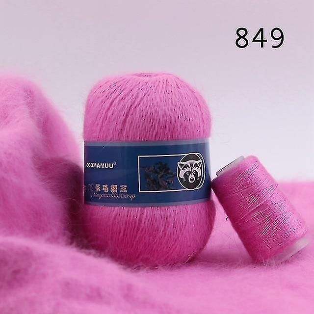 849 Long Plush Mink Cashmere Yarn Anti pilling Fine Quality H Knitting Thread