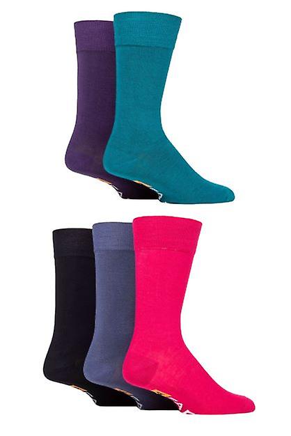 Farah Plain Bambu miesten sukat - 5 kpl