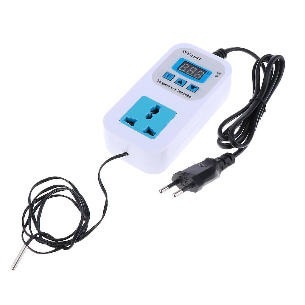 WT-1001 220V Digital Temperature Controller Thermostat Control Switch EU