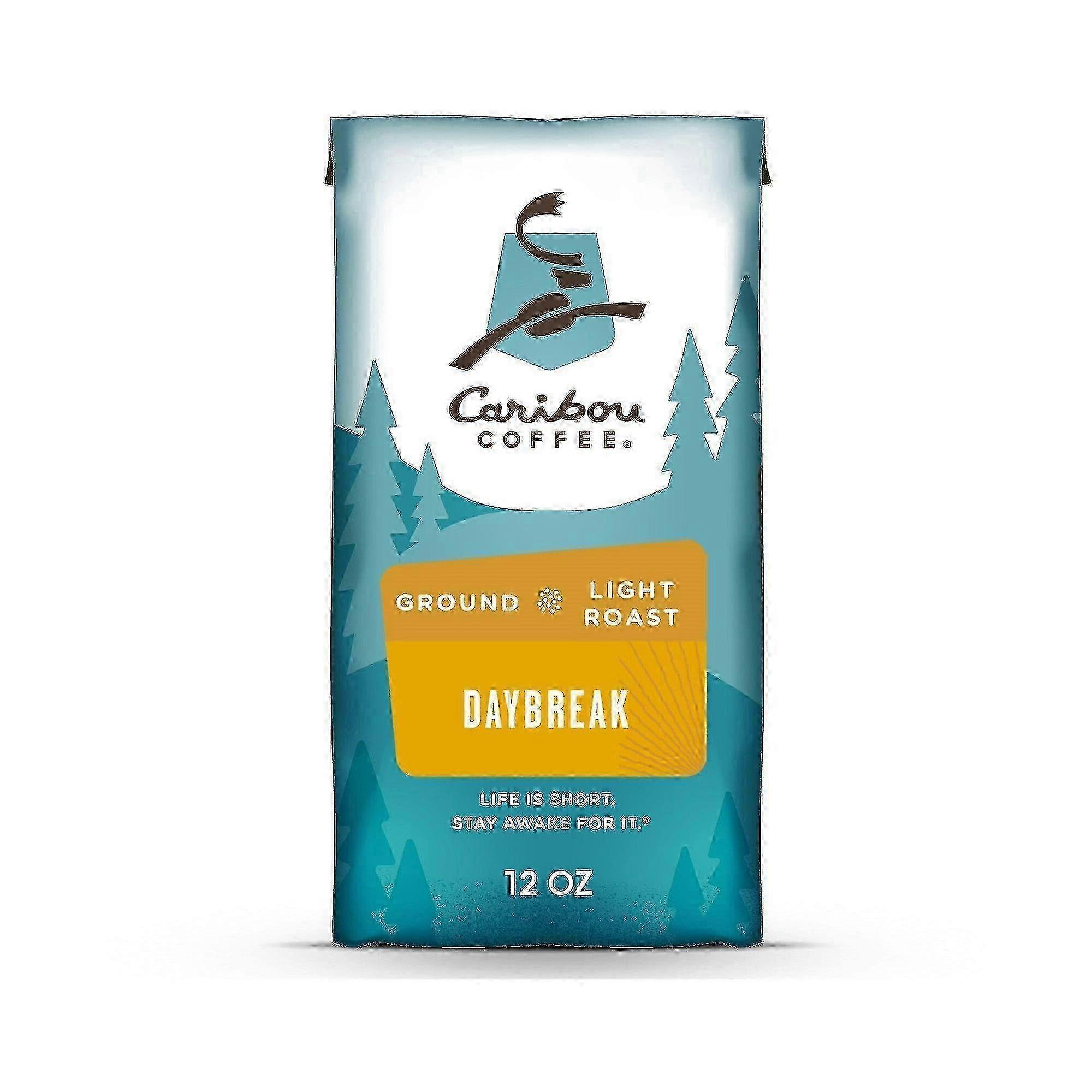 Caribou Coffee Daybreak Morning Blend Light Roast Ground Coffee, 12 Oz