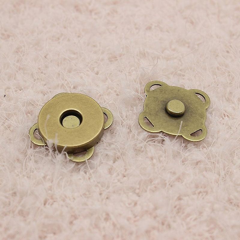 10PCS 18mm Leathercraft Magnet Magnetic Button Clasp - Copper