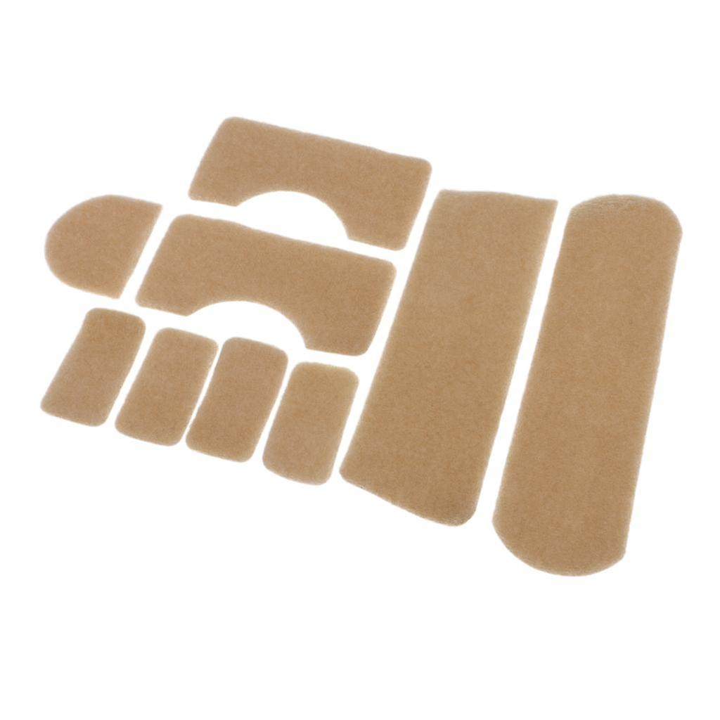9pcs Tactical Helmet Sticker Patch Hook and Loop for MICH Hunting Helmet Tan