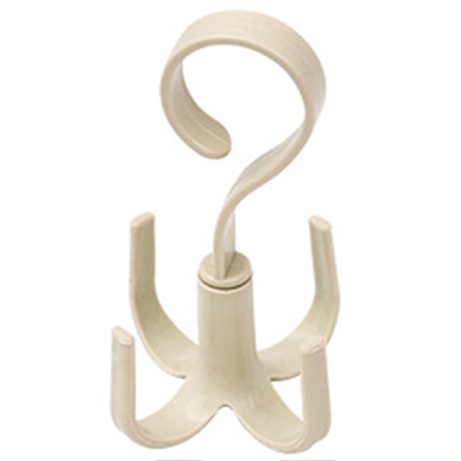 Wardrobe Stackable Hanger 4 Hook Non-slip Bag Hat Scarf Hangers