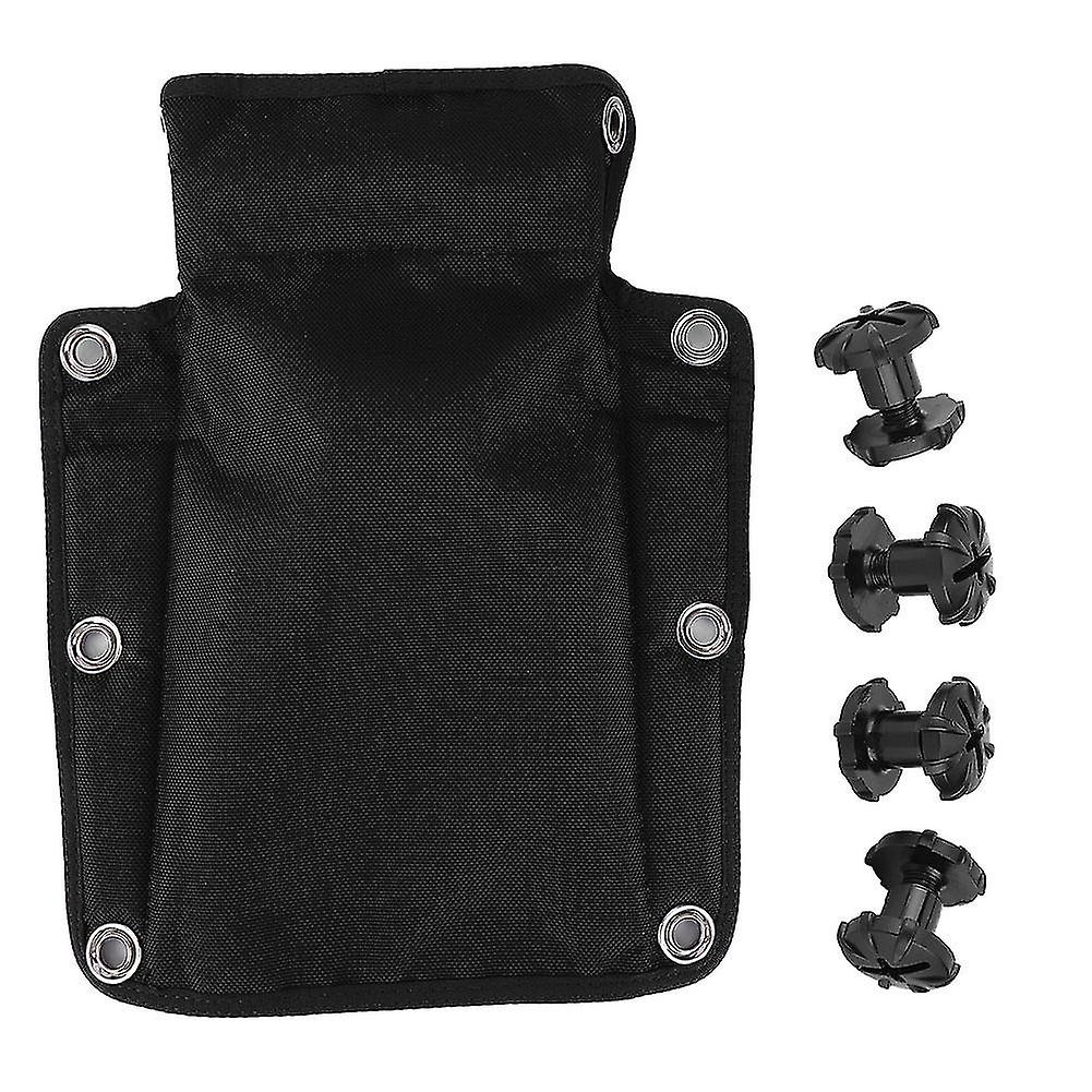 Μαύρο νάιλον βαρέων καθηκόντων τεχνικό Scuba Diving Diver Backplate Backplate Backplate Padrd-808