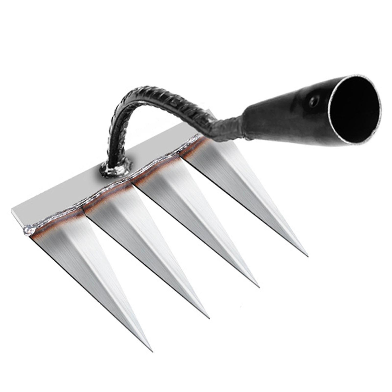 Jardinage Acier au carbone Râteau Dents pointues Facile à utiliser Râteau  pour Jardin Serre Tâches Utilisation | Fruugo BE