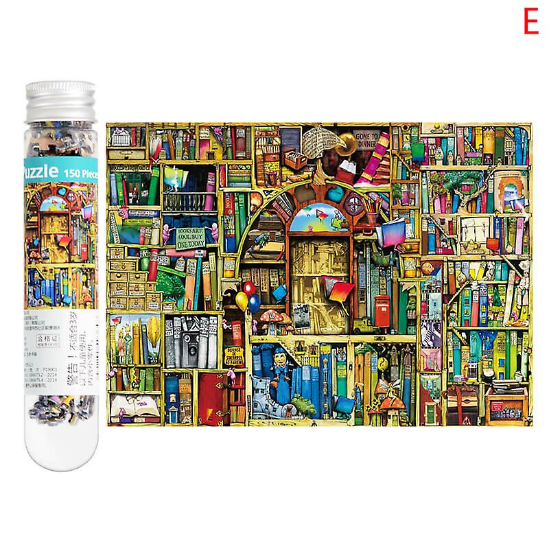 150Pcs Multi-type Landscape Puzzle Game Test Tube Packaging Adults Puzzle Toy