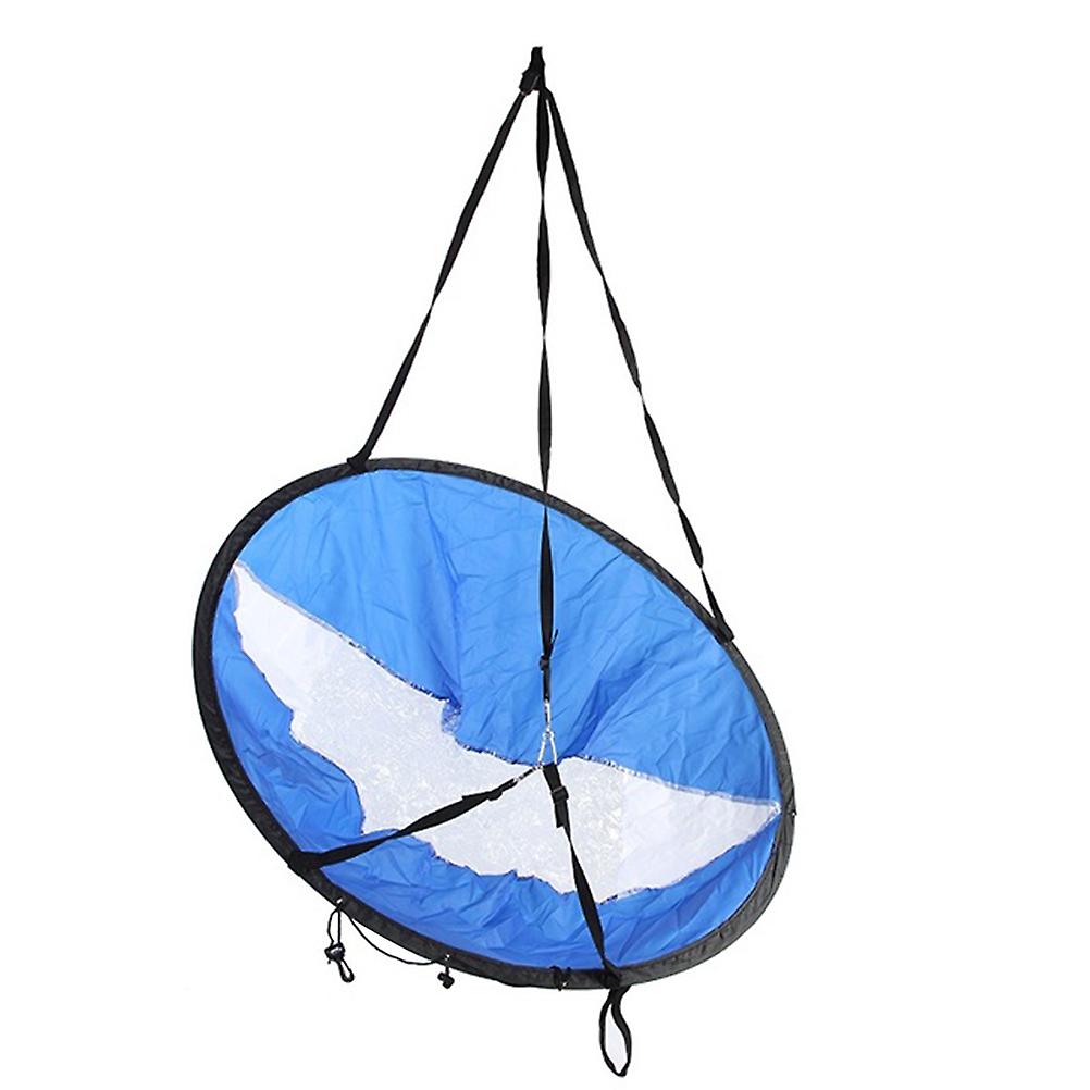 42.5"/108cm Kayak Boat Wind Sail Canoe Sup Paddle Board Sail with Clear Window Fishing Rowing Boat Inflatable Outboard Drifting (Blue)