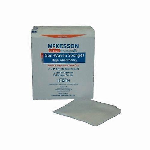 McKesson 无纺布海绵,25 盒(1 包)
