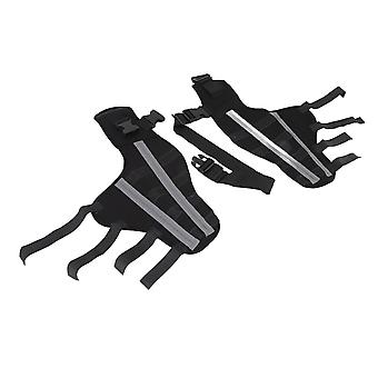 Dog Hind Leg Brace Reflective Pain Relief Stable Double Back Leg Support Protector for Knee Dislocation M