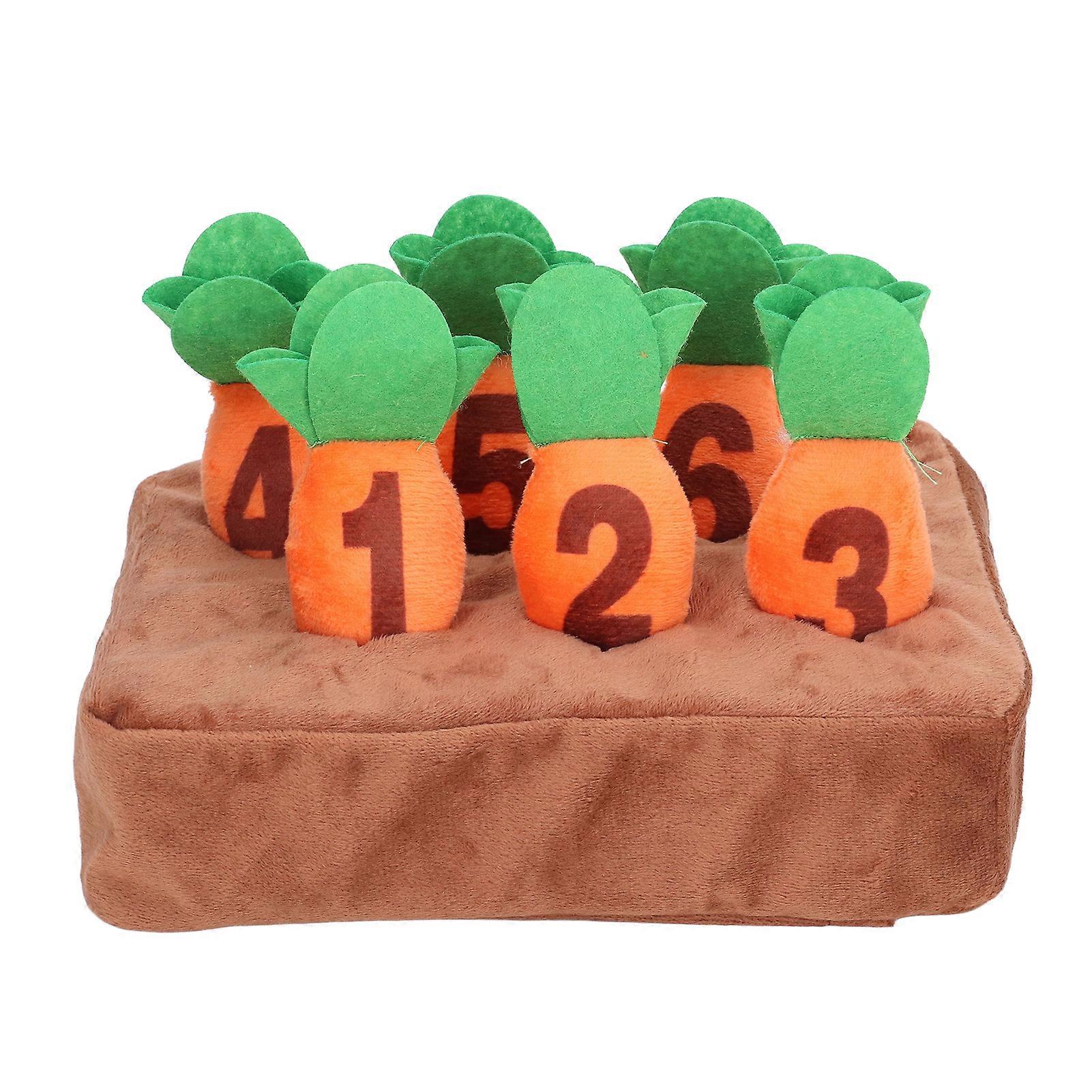 Children's Carrot Harvest Game - Number Recognition, Matching, Memory, Radishes, Educational Toy, Ca p