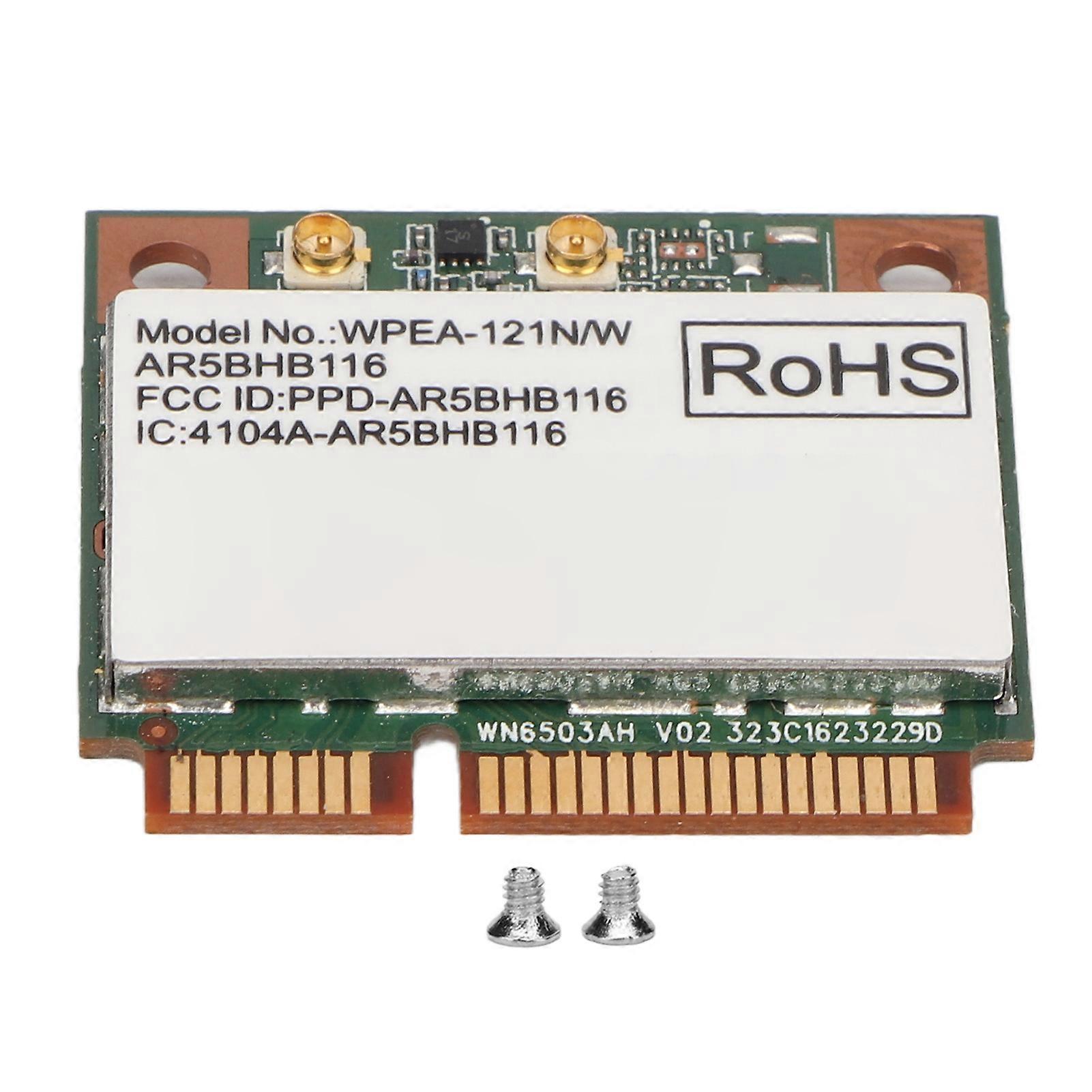 AR9382 Network Card 2.4 5GHz 300Mbps Transmission Plug and Play Mini PCIE WiFi Card for Win 7 8 8.1 10