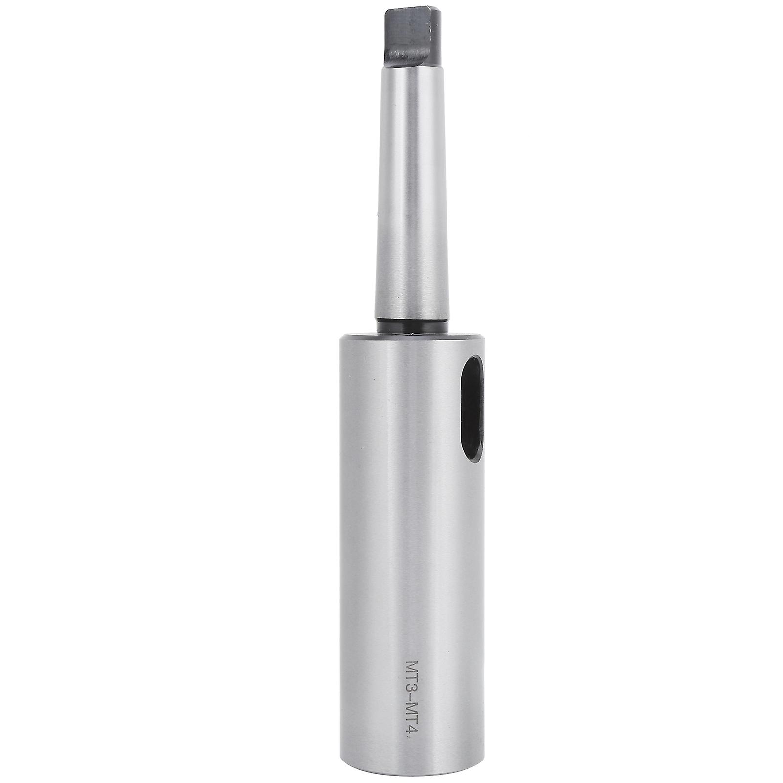 Adaptateur de manchon de foret conique en acier pour fraisage de tour, manchon de réduction allongé MT3-MT4