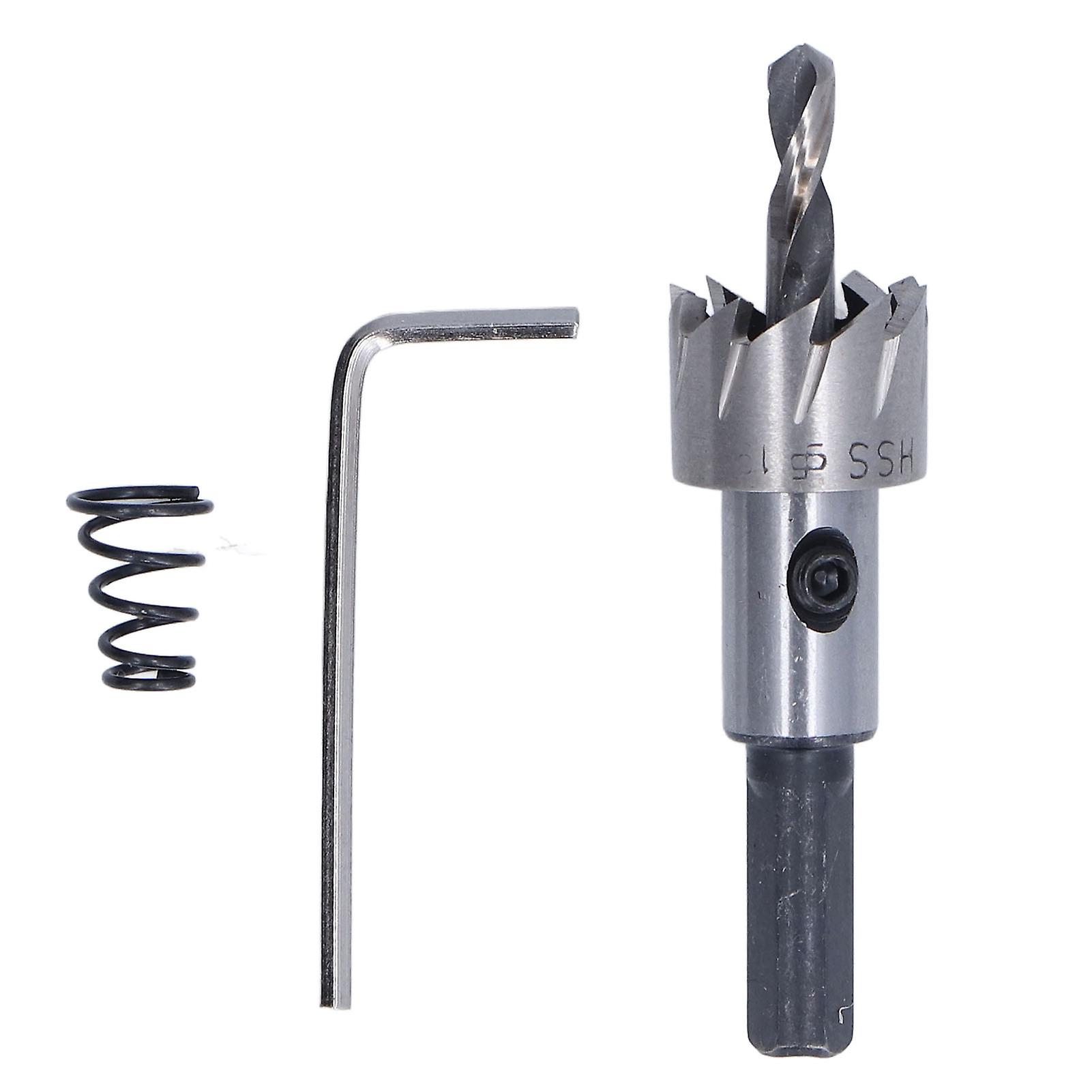 19mm Hole Opener Drill Bit High Speed Steel 3 Flute Reaming Drilling Saw Bits with Hex Wrench