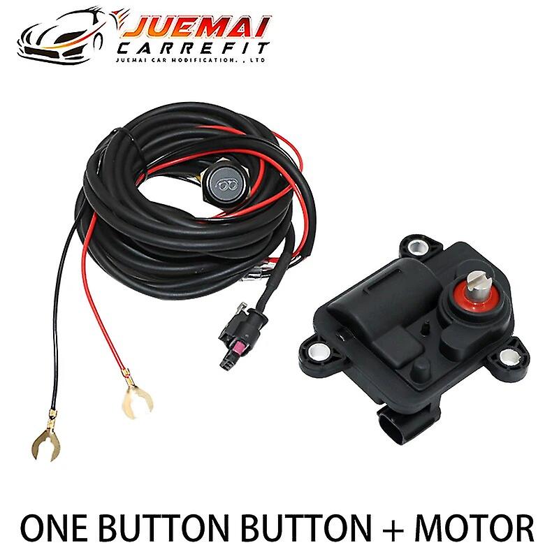 Car Accessories Electric Exhaust System Control Valve One Button Key Remote Engine Switch System With Cable Universal Waterproof~12781