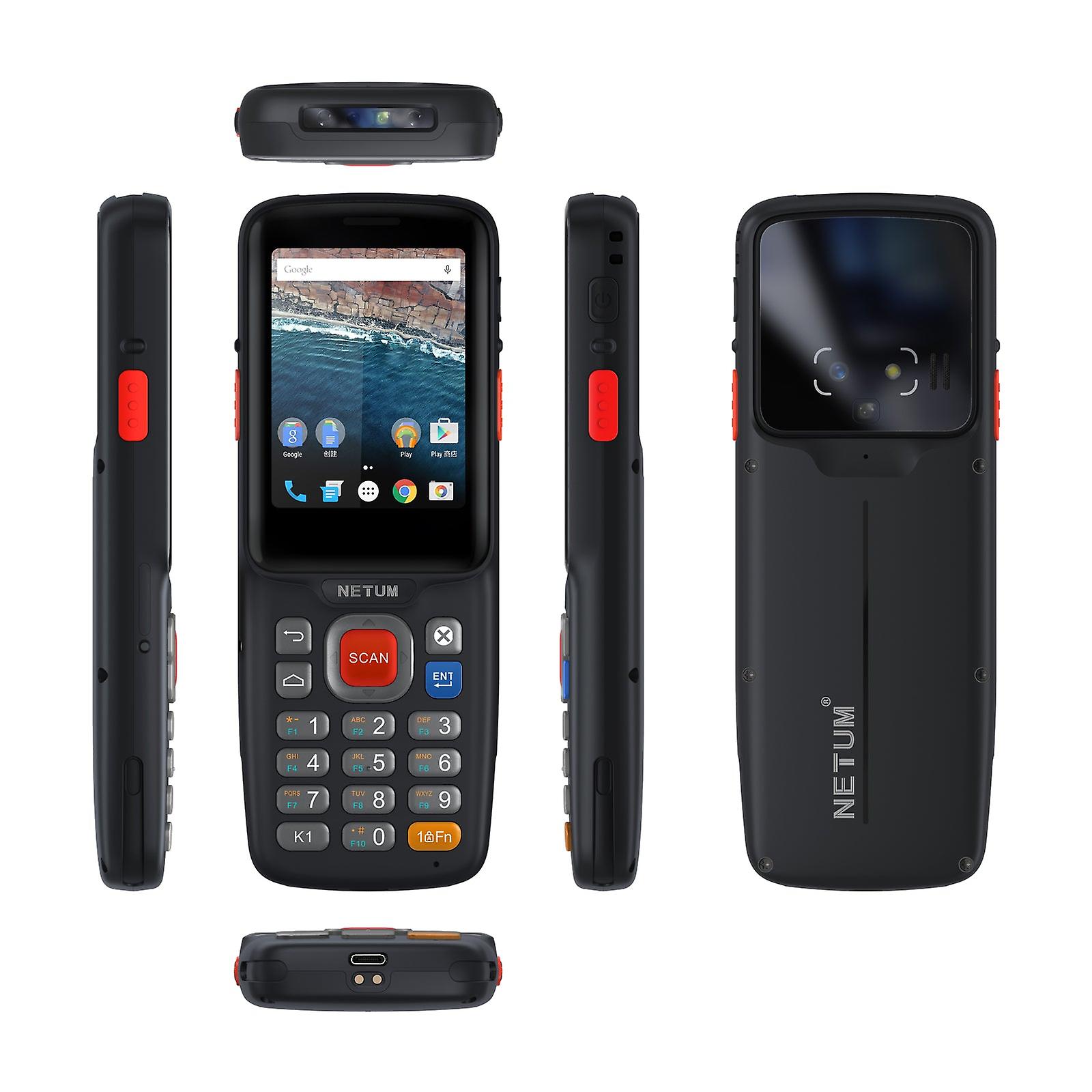 Red 2d Qr Handheld Android 9 Data Collectors Industrial Istics Pda 1d 2d Barcode Scanner Rfid Pdas