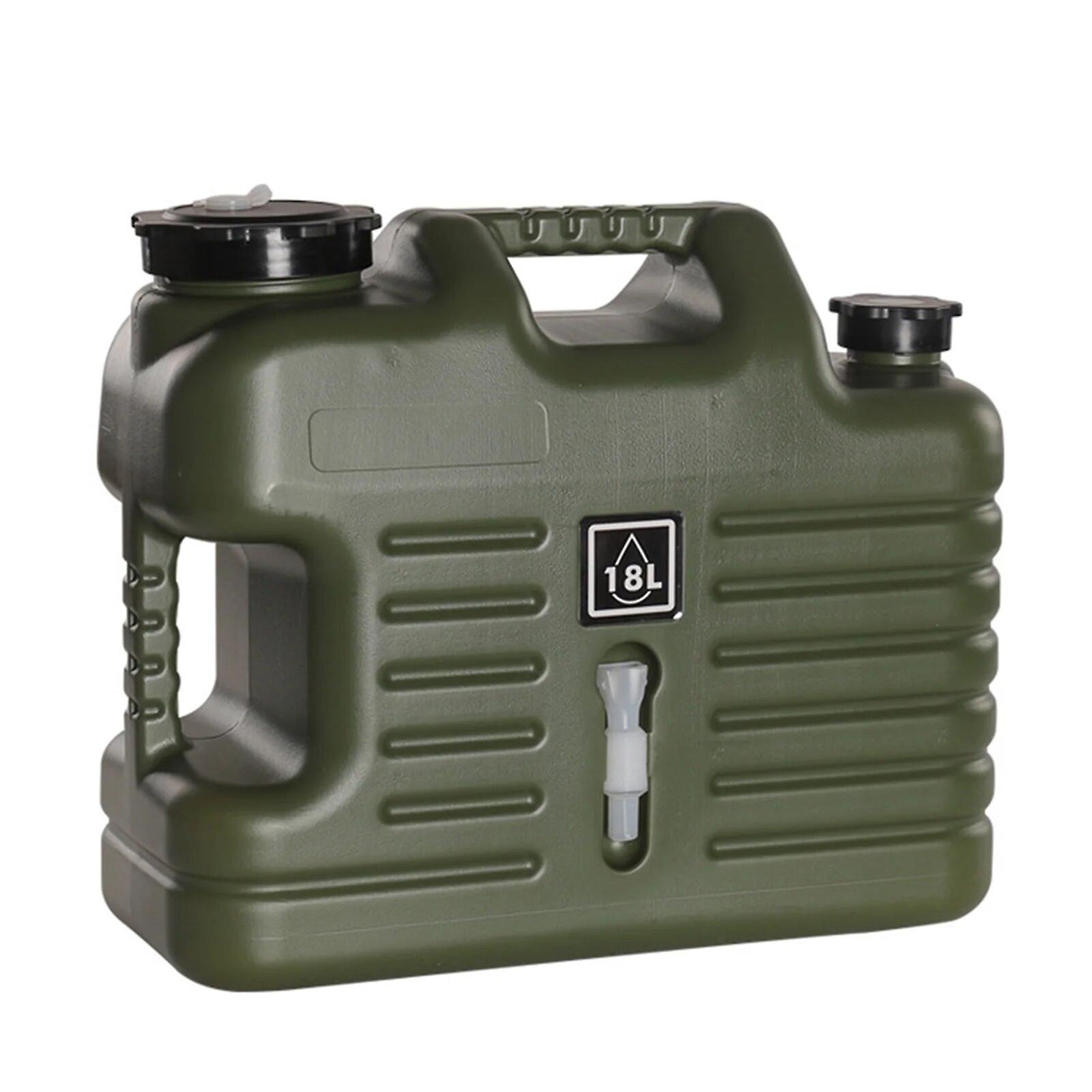 12/18L Water Container Portable with Storage Bucket Water Faucet Without Tap Emergency Backpack Survival Kit~2464