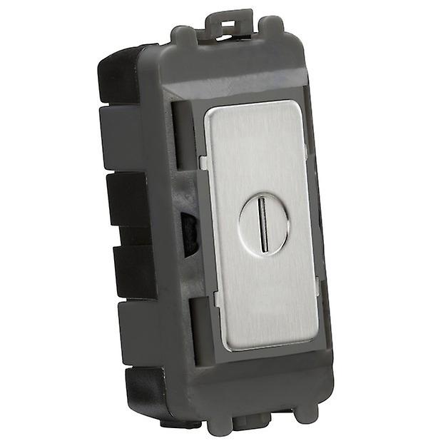 Knightsbridge 20AX 2 way SP key module - brushed chrome - GDM009BC