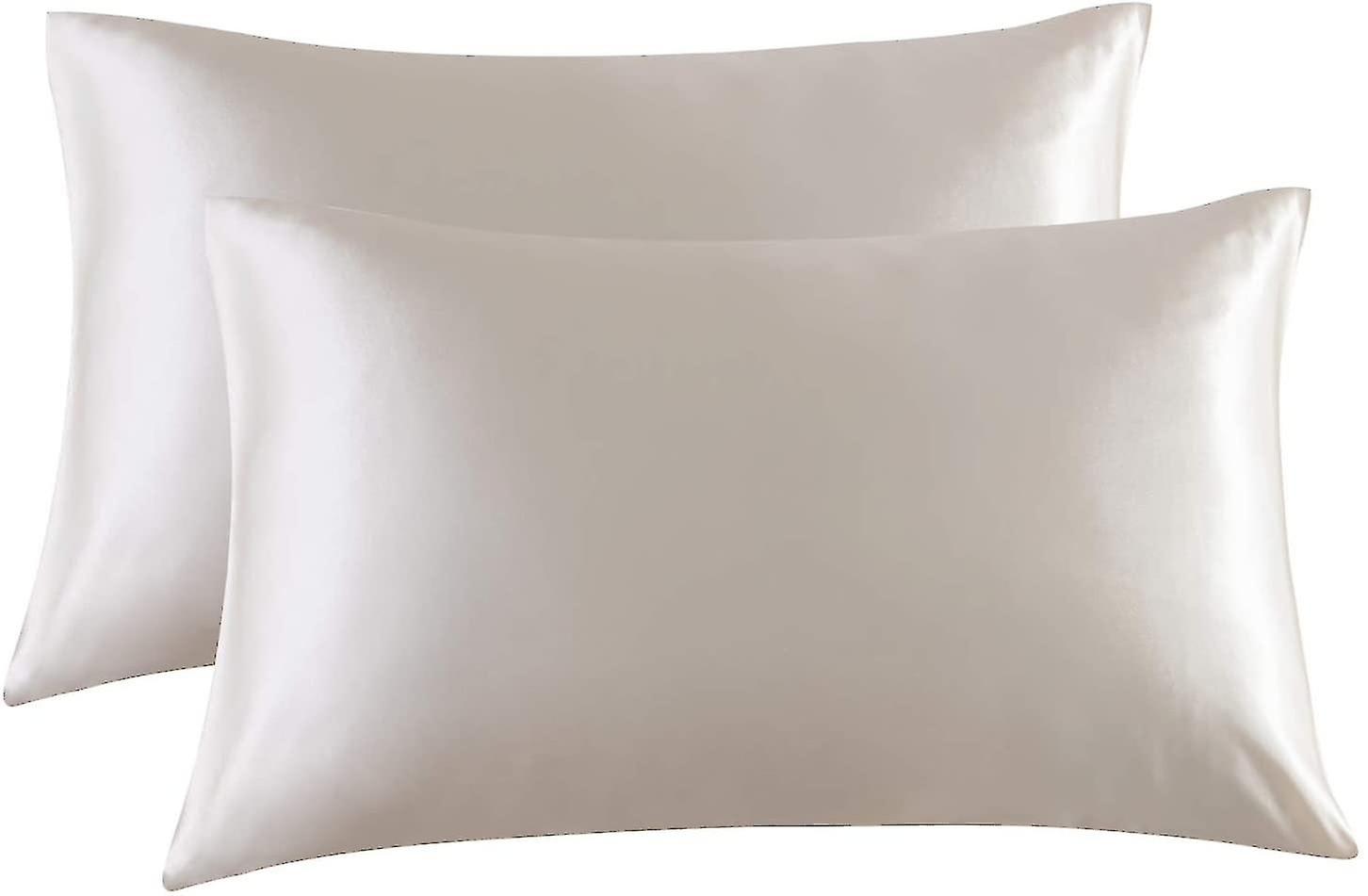 Skin Friendly Satin Pillowcases, 2-Pack Standard Size