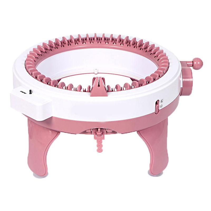 Knitting Machine Smart Weaving Loom Round Knitting Machines Knitting Board Rotating Double Knit Loom for Sock Hat