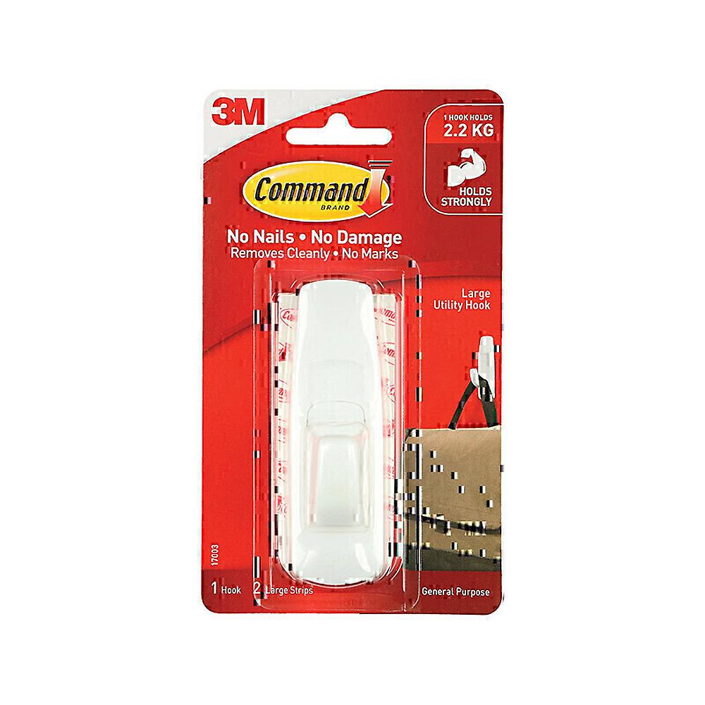 Command Premium Quality User-friendly Durable Compact Large Hook (Box of 6)
