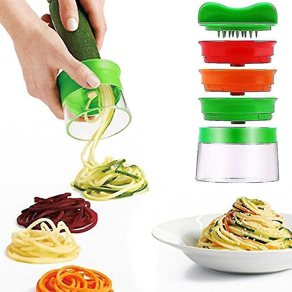 Vegetable Spiral Cutter - Create Spaghetti-like Noodles from Carrots, Cucumbers, Potatoes and More