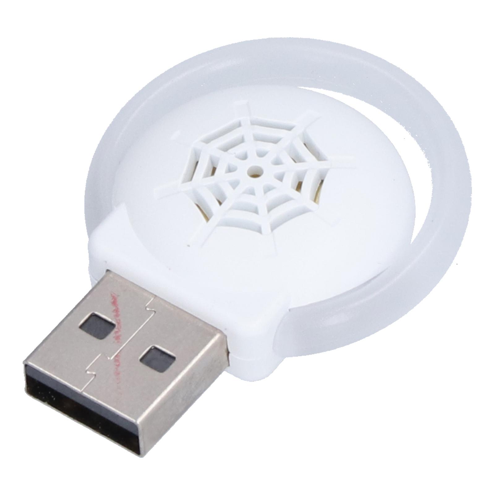 Ultrasonic Pest Repeller USB 3 Levels Intelligent Frequency Conversion Environmental Protection Mouse RepellerWhite