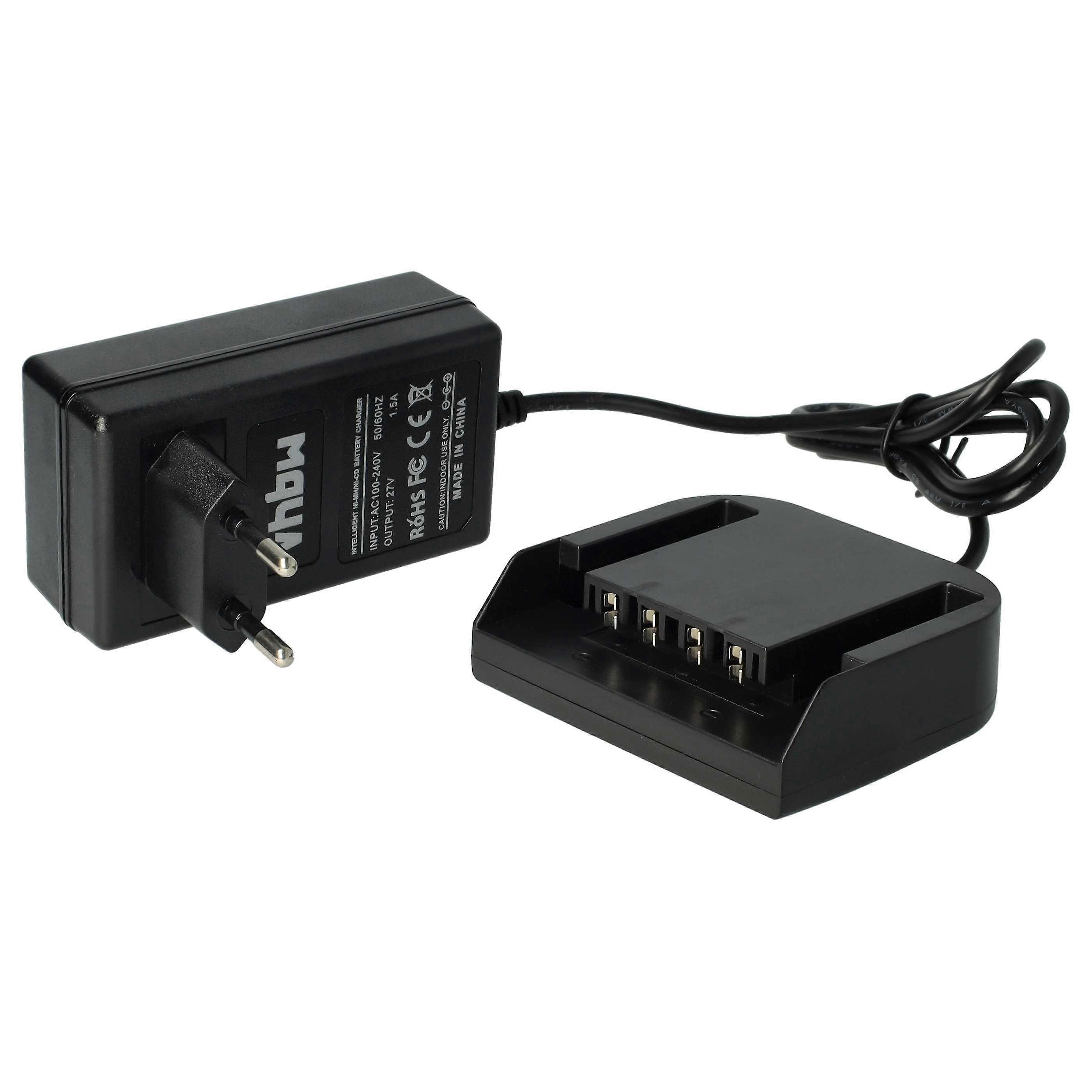 vhbw Ladegerät kompatibel mit Milwaukee LokTor P12PX, P12TX, S12PX, P 14.4 TXC, PDD 14.4 X, P 14.4 TX, S12TX Werkzeug Ni-Cd, NiMH-Akkus, 1,2 V