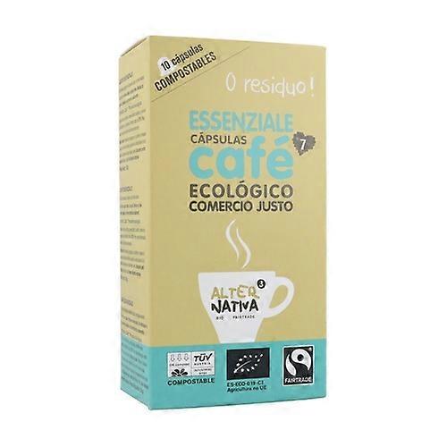 Biodegradable Ecological Capsules of Essenziale Coffee 10 units of 5g