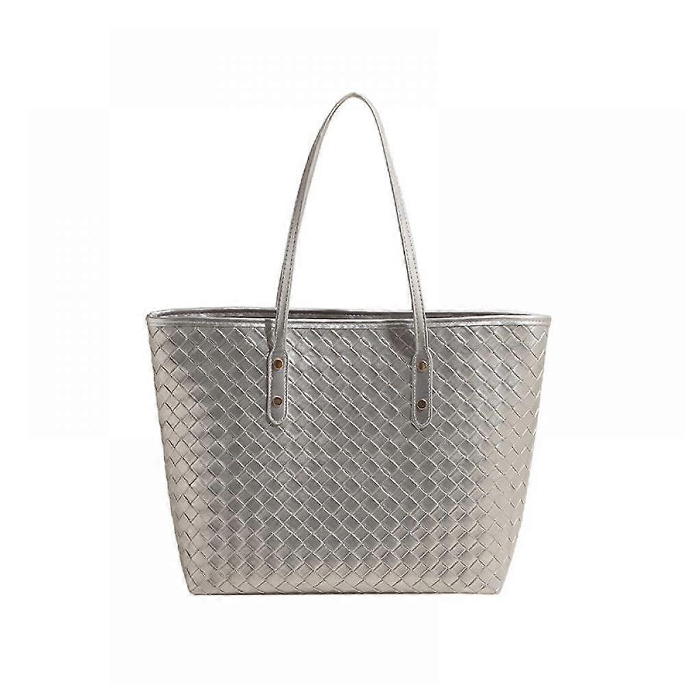 Borsa a tracolla in rilievo tessuta di grande capacità Borsa a tracolla in rilievo Advanced Sense Simple Borsa da donna