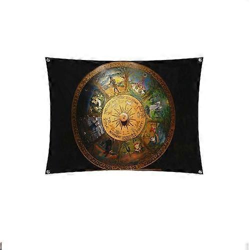 Wheel of Sabbat Decorative Wall Cloth