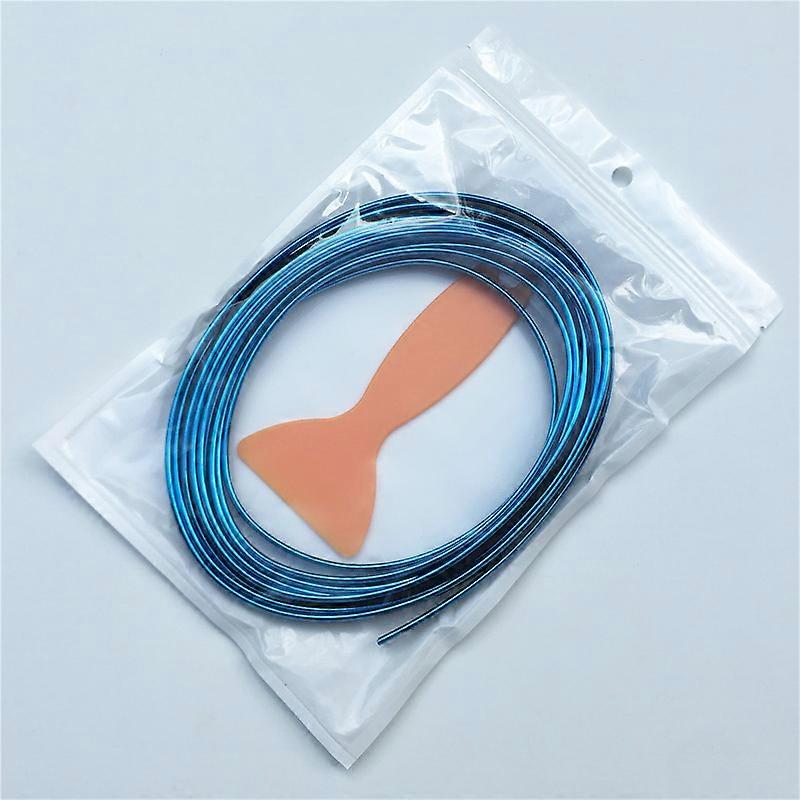 5M/pack DIY Universal Flexible Interior Decoration Car Styling Moulding Trim Strip Chrome Decoration Strip