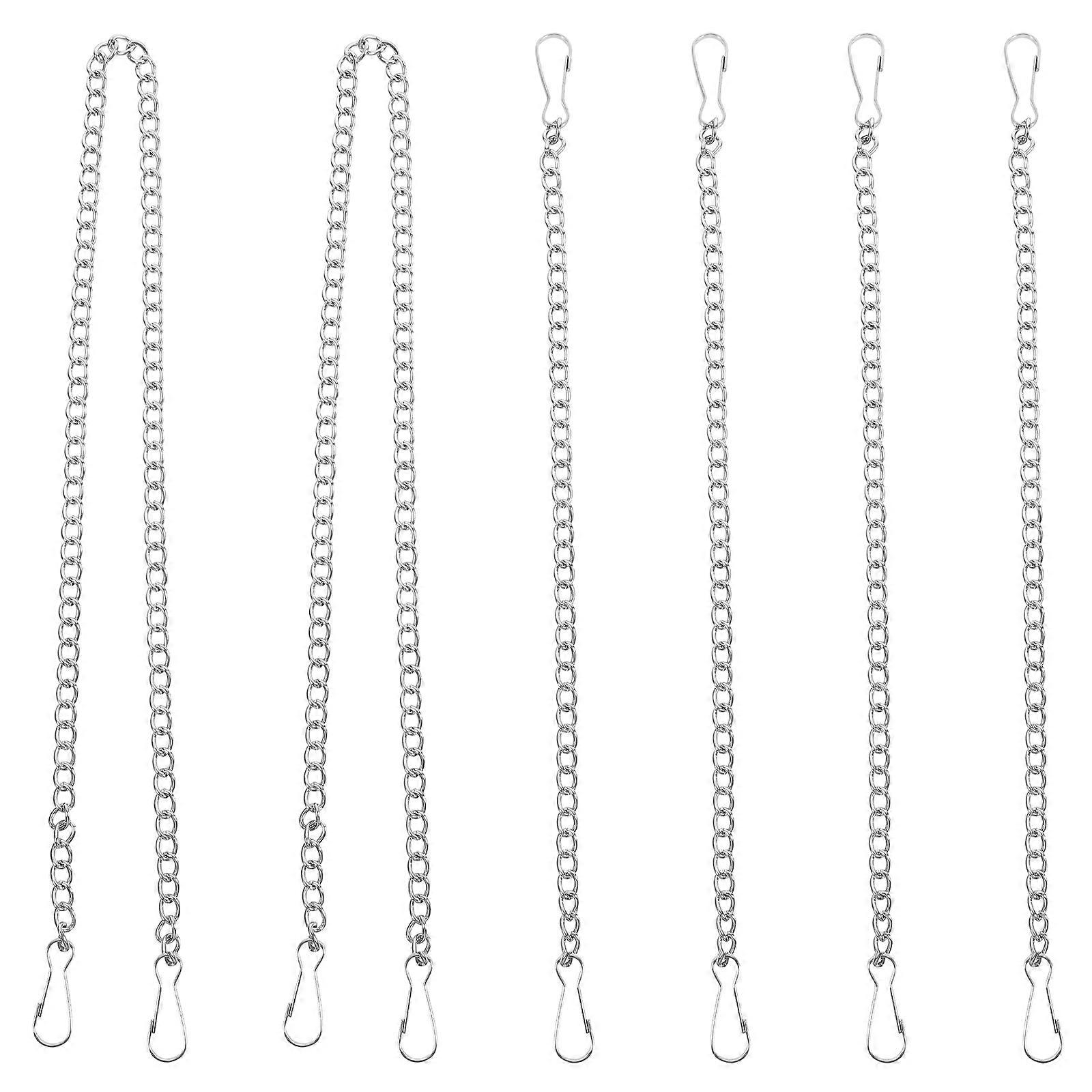 6pcs Picture Hanging Chain Billboards Hanging Chains With Clasps Heavy Duty Chains