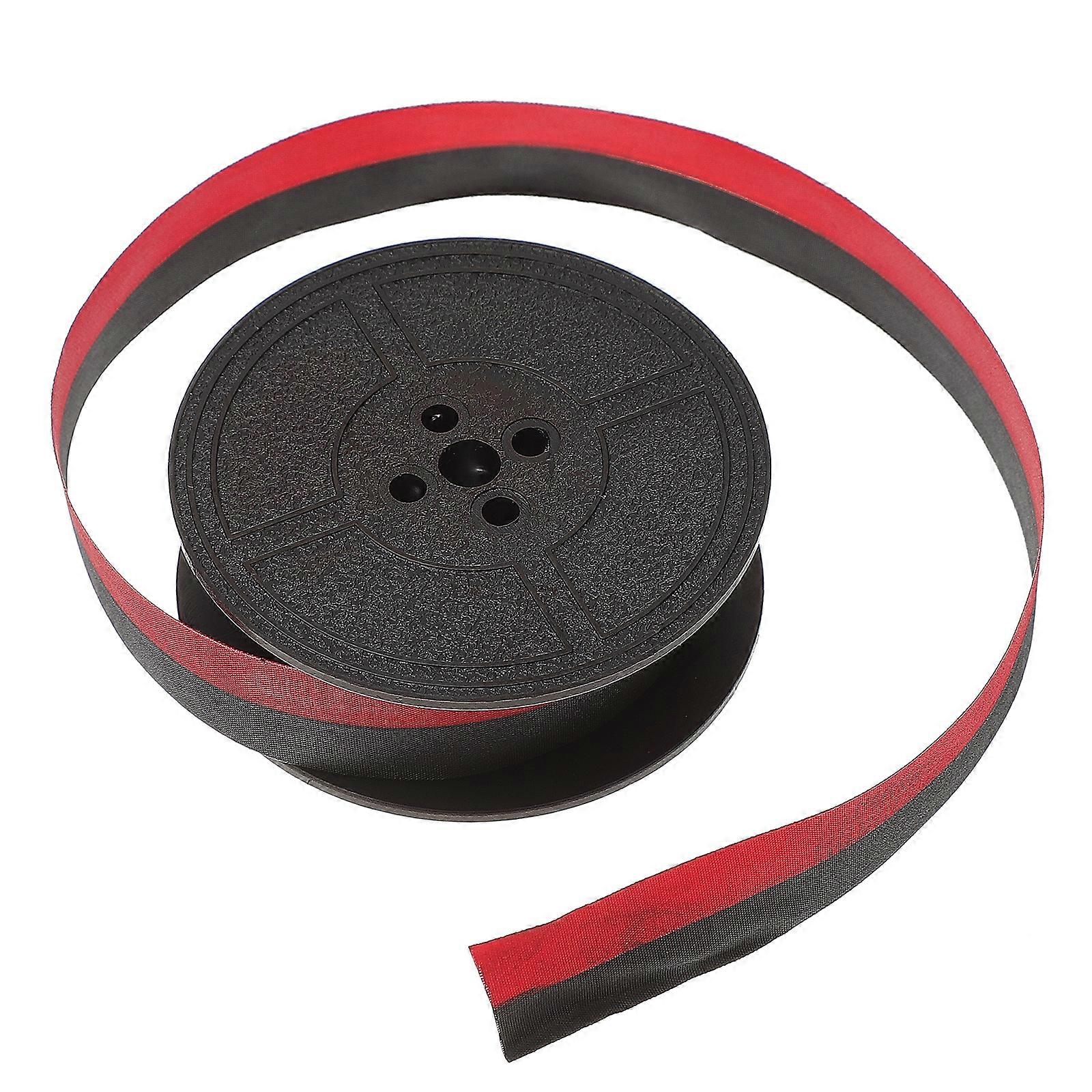 Universal Red and Black Ribbon Compatible for ROVER Typewriter Printer Core Ink Ribbon