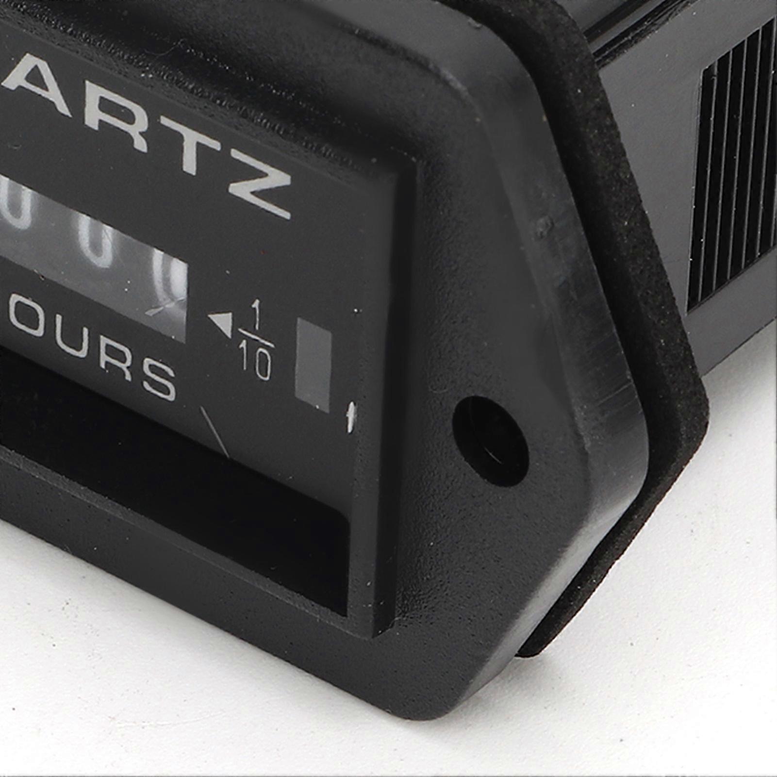 Mechanical Hour Meter DC12V to 36V High Accuracy Outboard Engine Hour Meter for Boat Truck Tractor