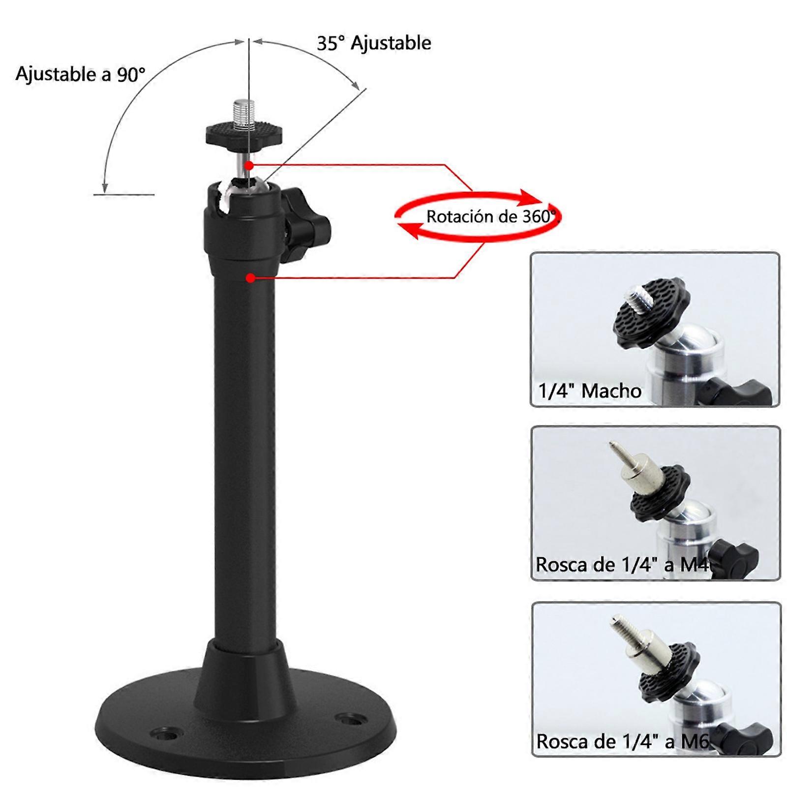 Universal Projector Ceiling Mount Bracket - Extendable, Adjustable Height, 360° Swivel, Holds Up To 3kg/6.6lbs