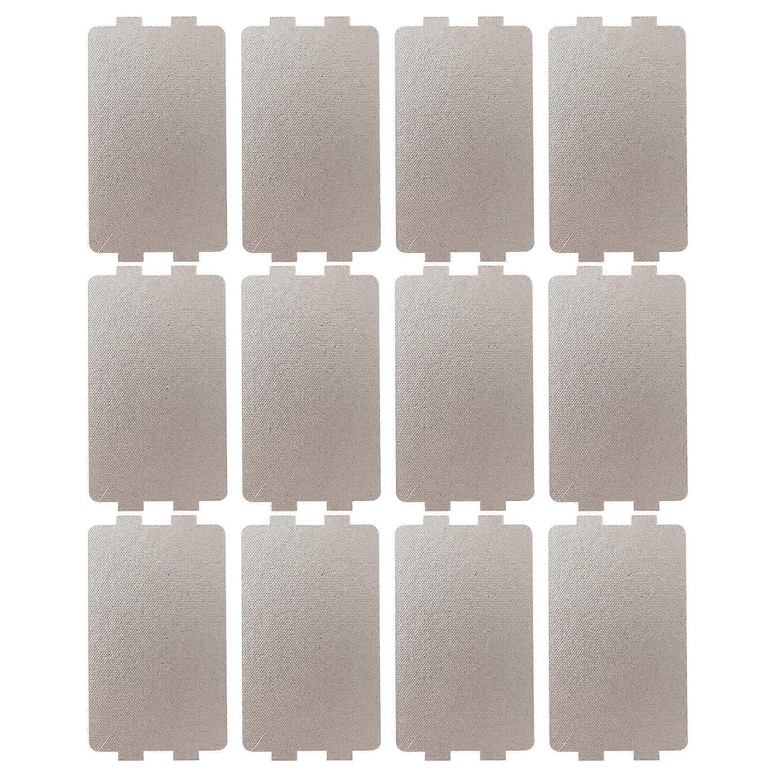 12pcs Mica Sheet Universal Oven Mica Plate Sheet Microwave Replacement Supplies