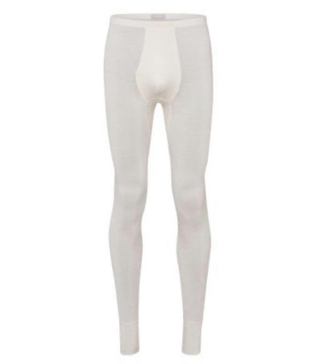 Hanro Intimo da sci da uomo Lana Seta gamba lunga Cygne 073412