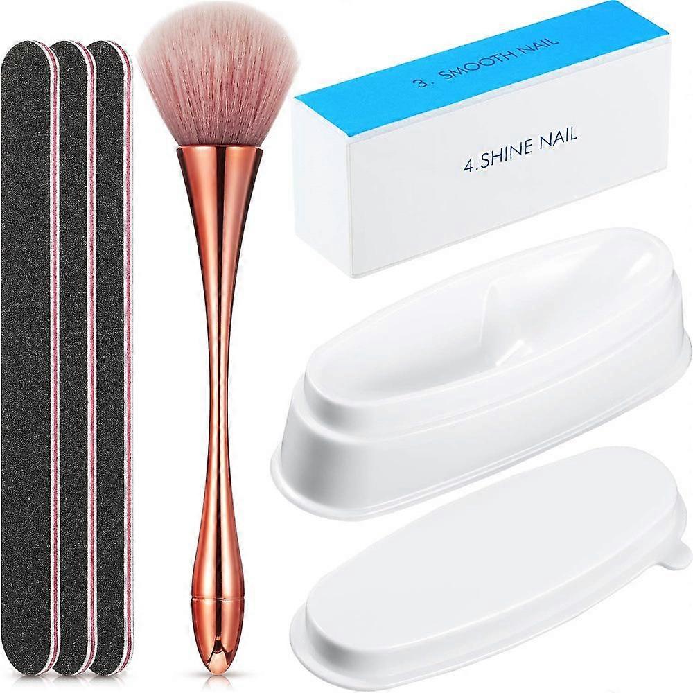 Tizzy Nail Files and Buffer Set Professional Manicure Pendicure Tools Kit with Dip