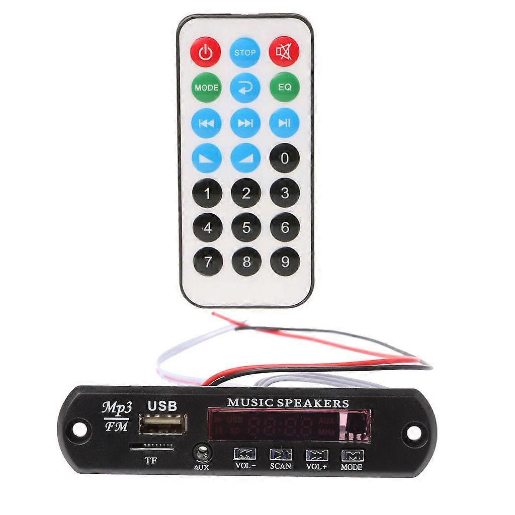 MP3 Decoder Board Remote Control USB MP3 WAV for MMC TF Card FM Cut Memory