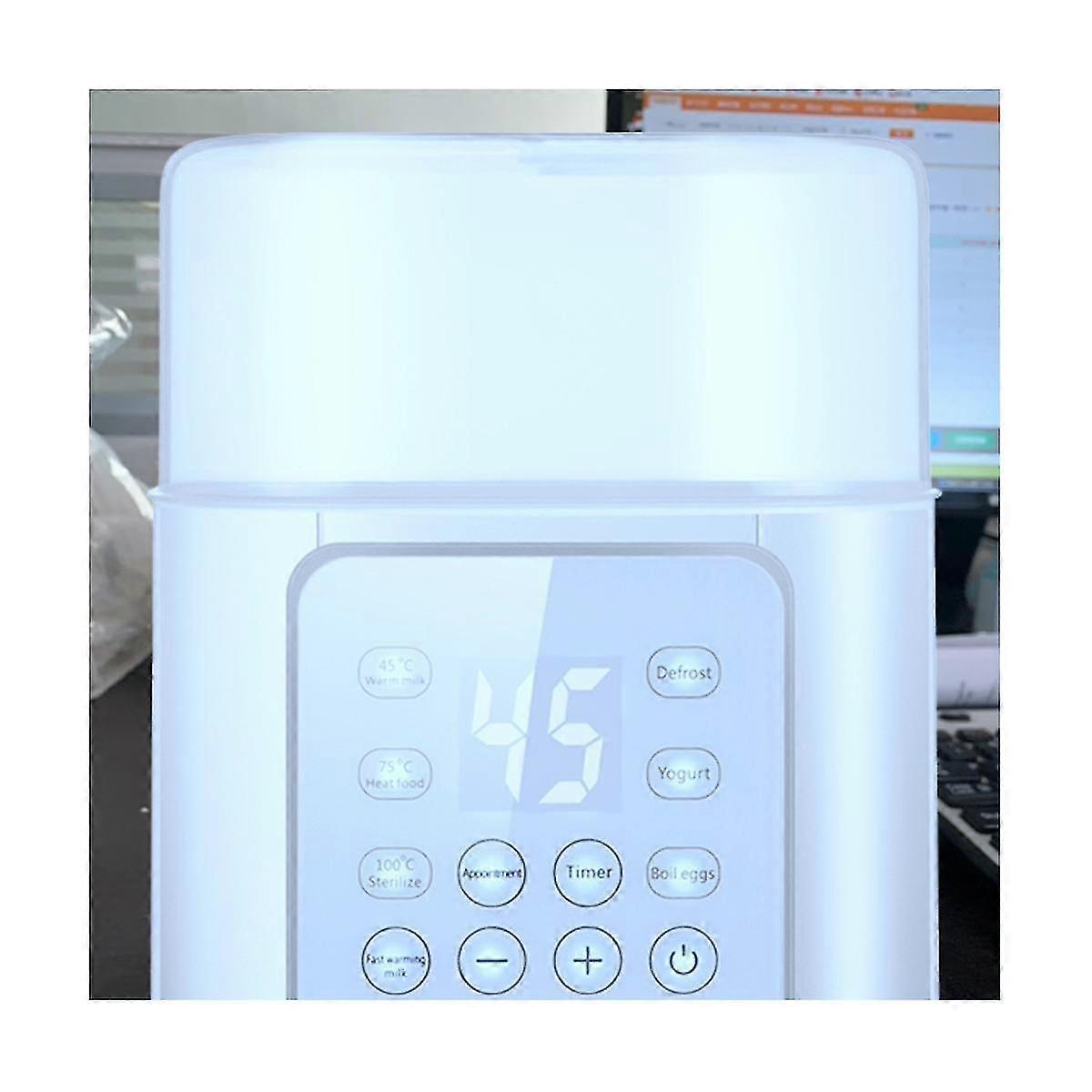 Baby 9-in-1 Multifuntion Breast Milk Warmer Fast Heater Defrost Warmer With Timer Eu Plug