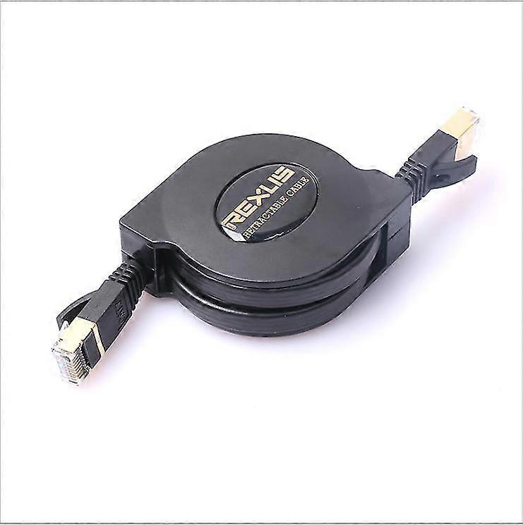 Portable Notebook Pure Copper Cetwork Cable 1.5m 10 Gigabit Category 7 Retractable Cable