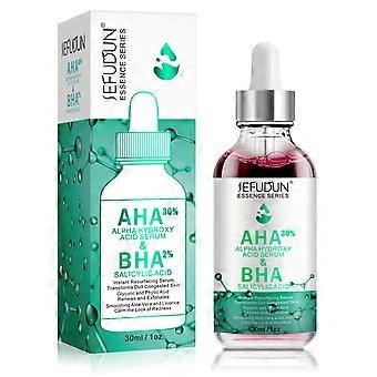 Fruchtserum, Hyaluron-Serum, mit (Fruchtsäure-) Serum für fettige und zu Neigende Haut, macht die Haut weich, entfernt abgestorbene Hautzellen und Schmutz aus den Poren30ml