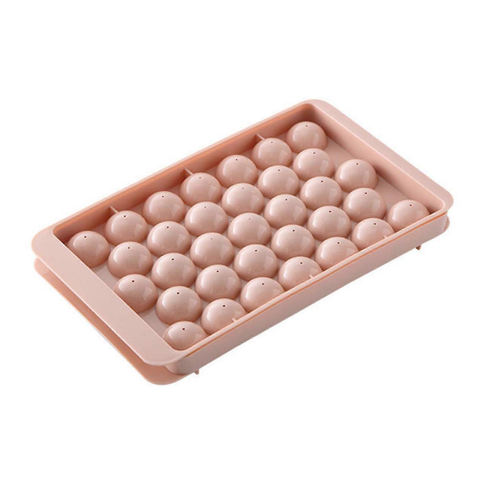 Refrigerator 33 Grid Spherical Mold Dustproof Multipurpose Food Making Template Diy Ice Tool